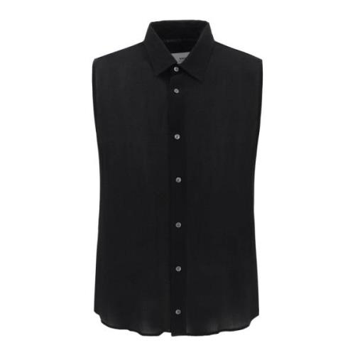 Short Sleeve Shirts Ami Paris , Black , Heren