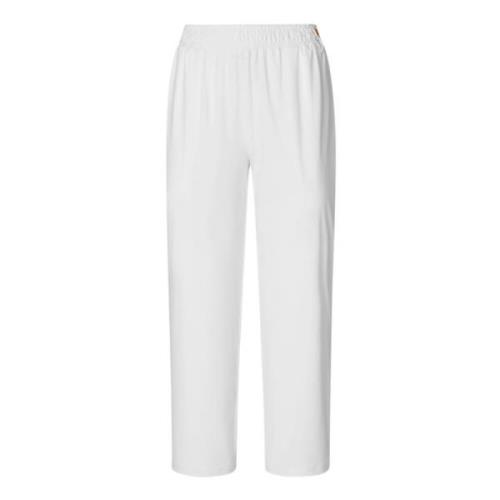 Cropped Trousers Save The Duck , White , Dames