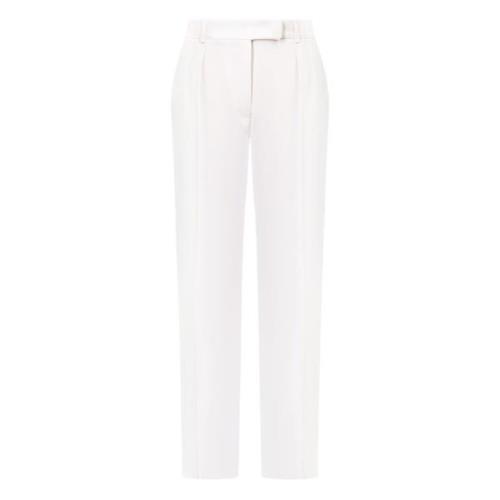 Straight Trousers Max Mara Studio , White , Dames