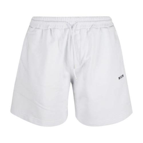 Stijlvolle Bermuda Shorts voor de zomer Msgm , White , Heren