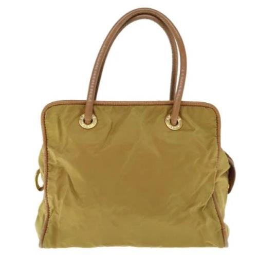 Pre-owned Fabric handbags Celine Vintage , Green , Dames