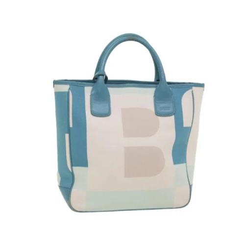 Pre-owned Canvas handbags Bally Pre-owned , Blue , Dames