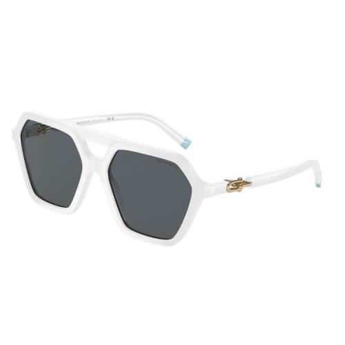 Wit/Grijs Zonnebril TF 4198 Tiffany , White , Dames