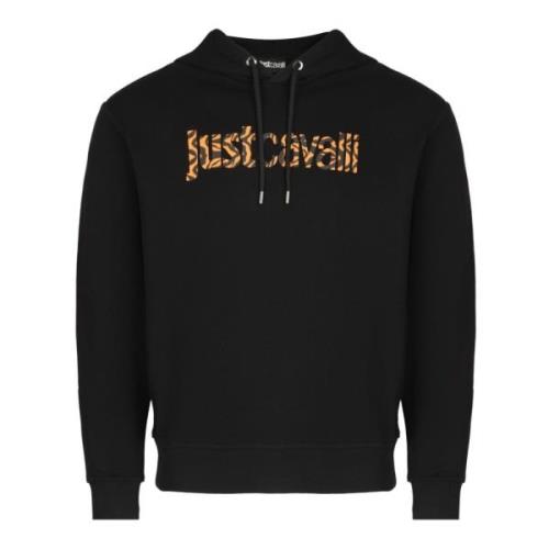 Hoodies Just Cavalli , Black , Heren