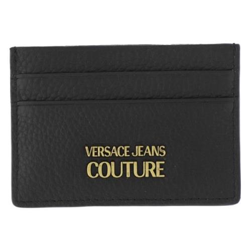 Zwarte Portemonnees Beschrijving Versace Jeans Couture , Black , Heren