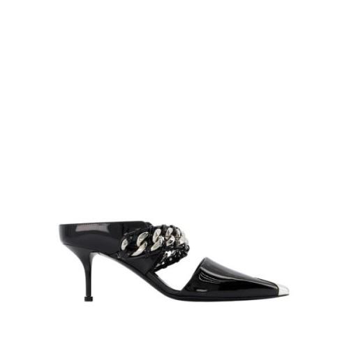 Heeled Mules Alexander McQueen , Black , Dames