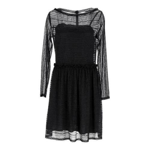 Pre-owned Fabric dresses Valentino Vintage , Black , Dames