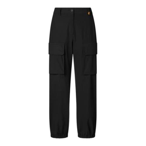 Tapered Trousers Save The Duck , Black , Dames