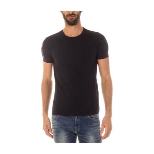 T-Shirt Armani Jeans , Black , Heren