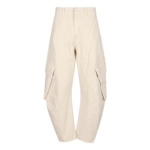 Tapered Trousers JW Anderson , White , Dames