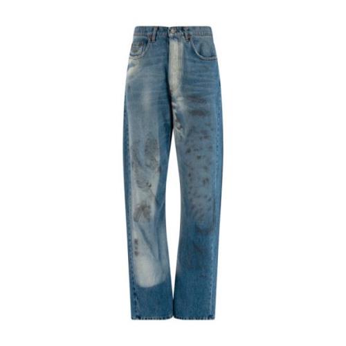 Straight Jeans Magliano , Blue , Heren