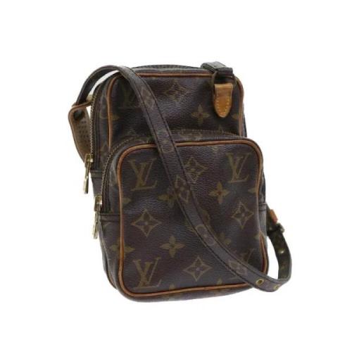 Pre-owned Canvas louis-vuitton-bags Louis Vuitton Vintage , Brown , Da...