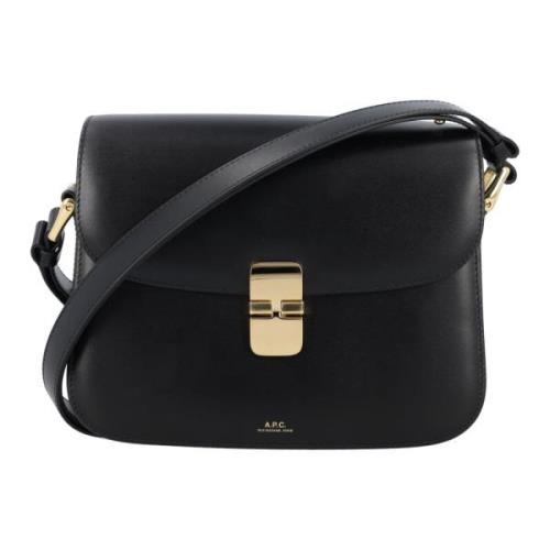 Handbags A.p.c. , Black , Dames