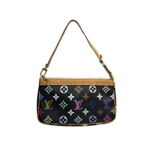 Pre-owned Fabric handbags Louis Vuitton Vintage , Black , Dames