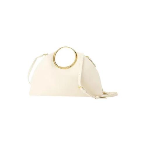 Pre-owned Leather handbags Jacquemus Pre-owned , Beige , Dames