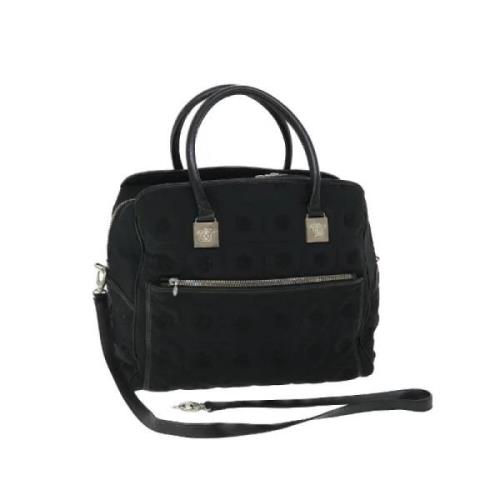 Pre-owned Canvas handbags Versace Pre-owned , Black , Dames