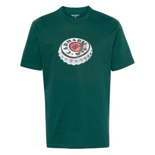 Flesdop Grafisch T-shirt Carhartt Wip , Green , Heren