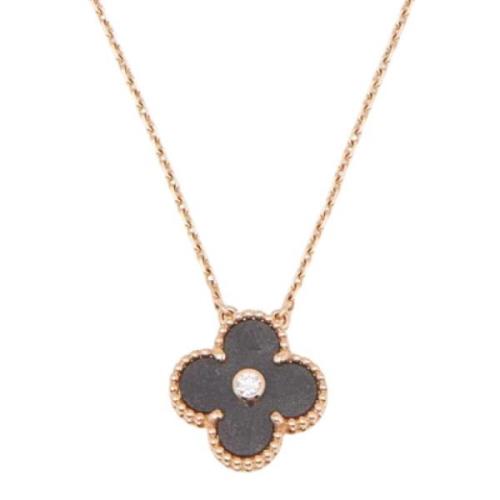 Pre-owned Rose Gold necklaces Van Cleef & Arpels Pre-owned , Yellow , ...