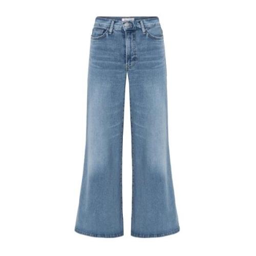 Wide Jeans Frame , Blue , Dames
