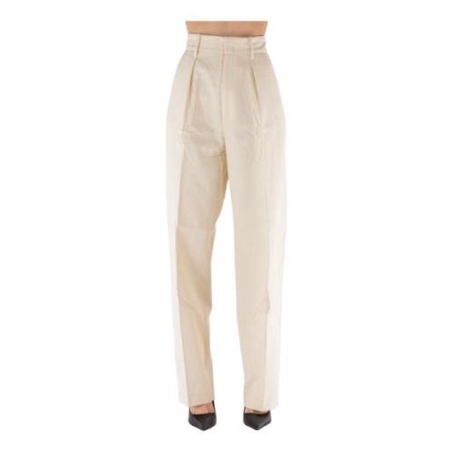Tapered Trousers Isabel Marant , Beige , Dames