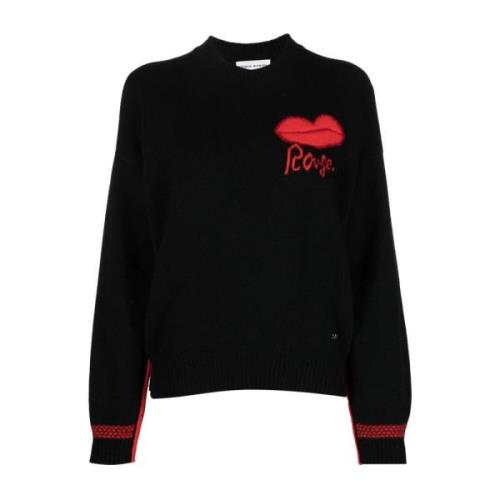 Zwarte Casual Sweatshirt voor Vrouwen Sonia Rykiel , Black , Dames