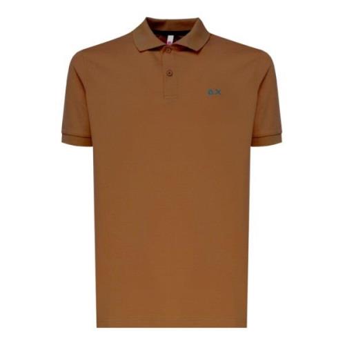 Polo Shirts Sun68 , Brown , Heren