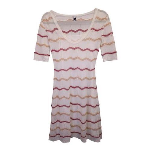 Pre-owned Polyester dresses Missoni Pre-owned , White , Dames