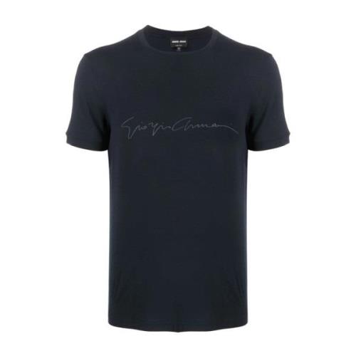 T-Shirts Giorgio Armani , Blue , Heren