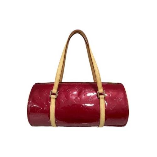 Pre-owned Leather handbags Louis Vuitton Vintage , Red , Dames