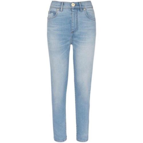 Skinny Jeans Balmain , Blue , Dames