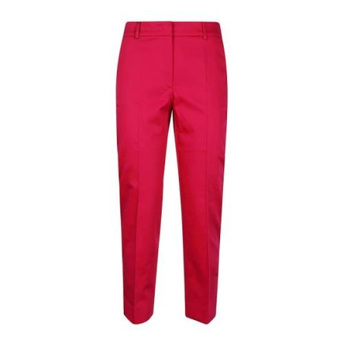 Slim-fit Trousers Max Mara Weekend , Red , Dames