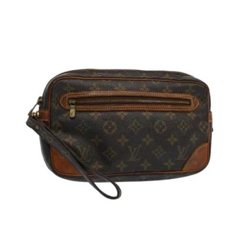 Pre-owned Canvas louis-vuitton-bags Louis Vuitton Vintage , Brown , Da...