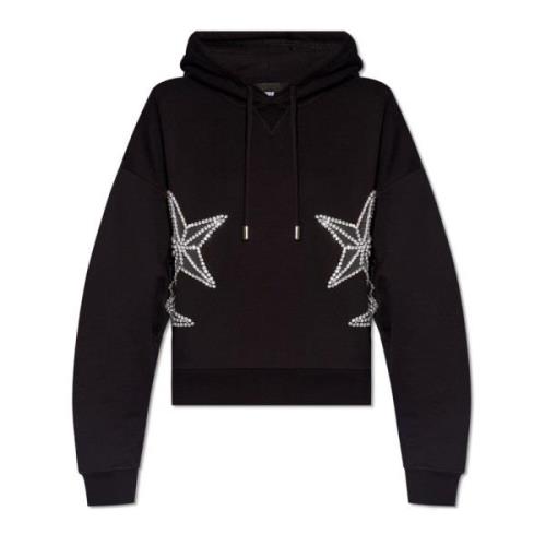 Opgezette hoodie Dsquared2 , Black , Dames