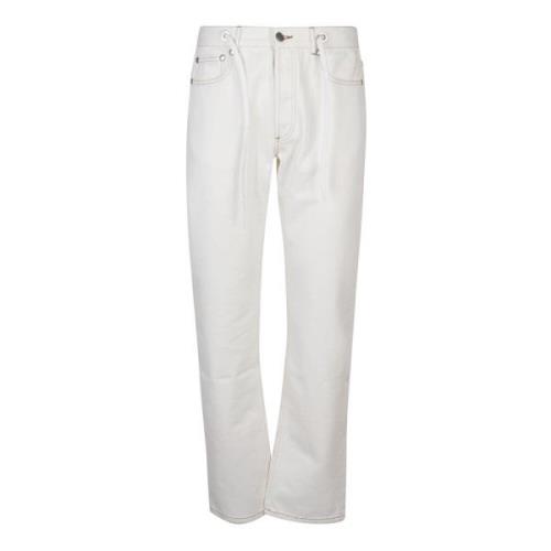 Ecru 5 Zakken Jeans A.p.c. , White , Heren