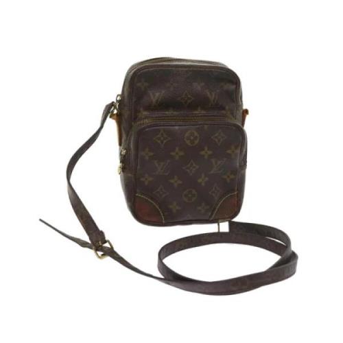 Pre-owned Canvas louis-vuitton-bags Louis Vuitton Vintage , Brown , Da...