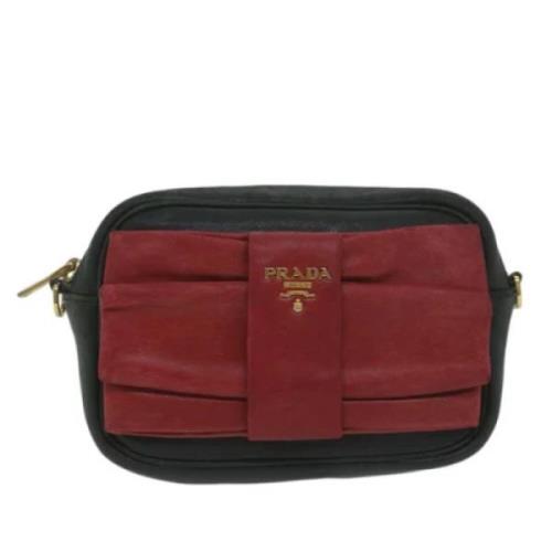 Pre-owned Leather prada-bags Prada Vintage , Red , Dames