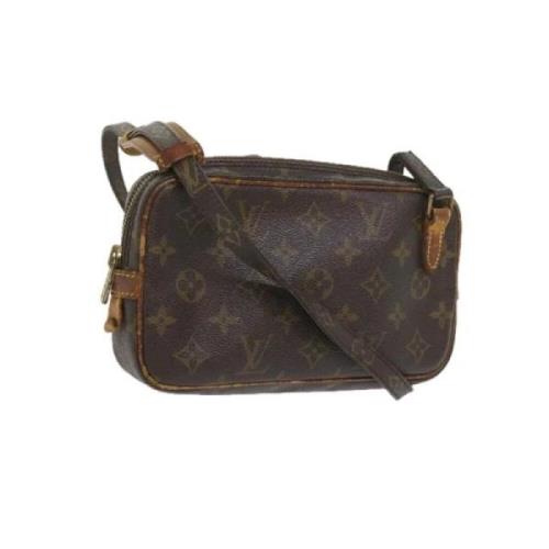 Pre-owned Canvas louis-vuitton-bags Louis Vuitton Vintage , Brown , Da...