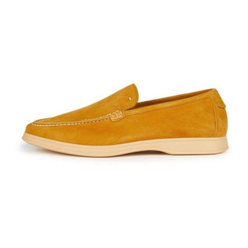 Suède Loafers Boggi Milano , Yellow , Heren