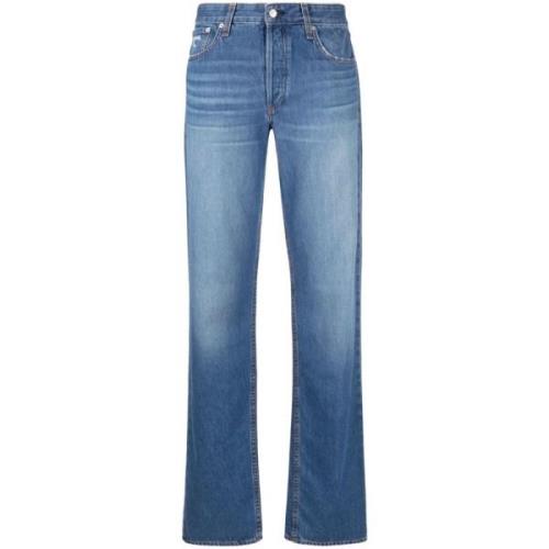 Blauwe Straight Jeans voor Vrouwen Rag & Bone , Blue , Dames
