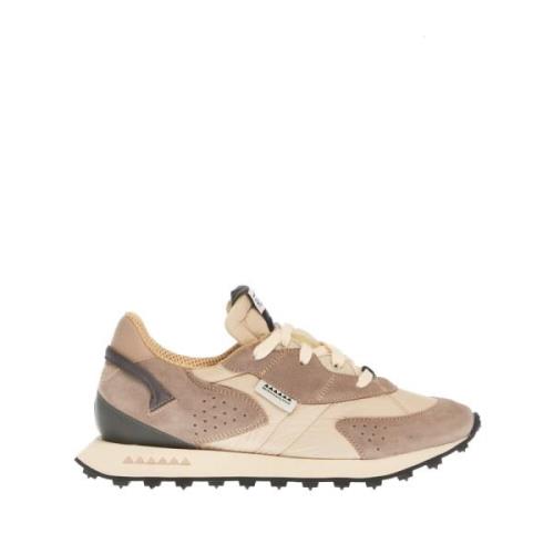 Beige Bruin Sneakers Ss24 RUN OF , Multicolor , Heren