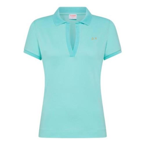 Polo Shirts Sun68 , Blue , Dames