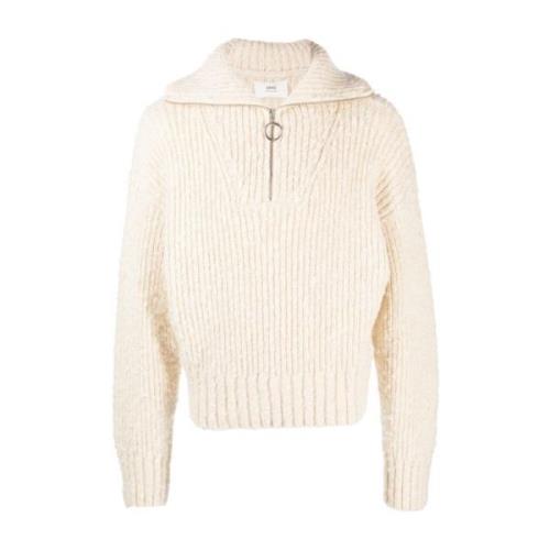 Sweatshirts Ami Paris , Beige , Dames