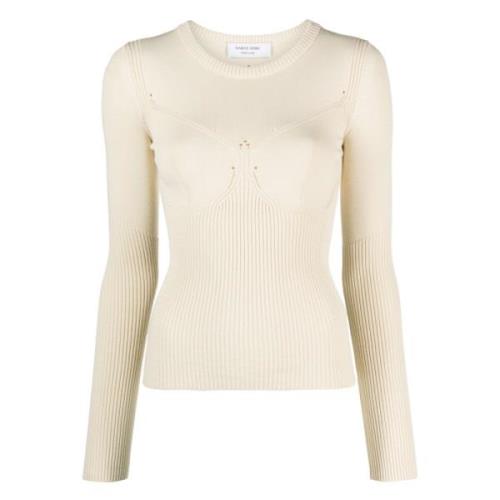 Long Sleeve Tops Marine Serre , White , Dames