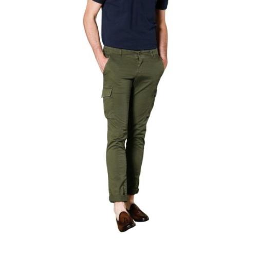 Slim-fit Trousers Mason's , Green , Heren