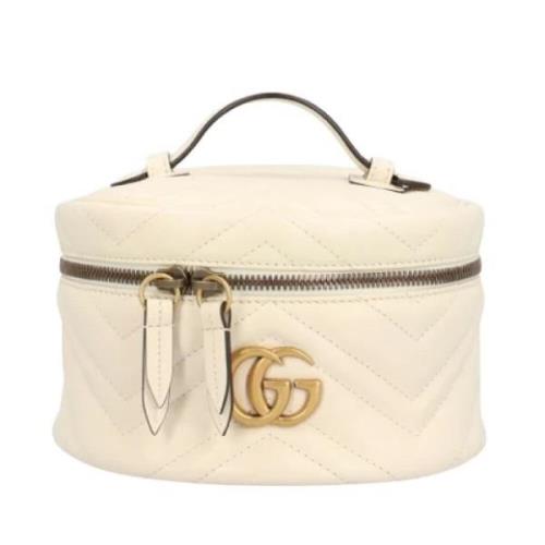 Pre-owned Leather gucci-bags Gucci Vintage , White , Dames