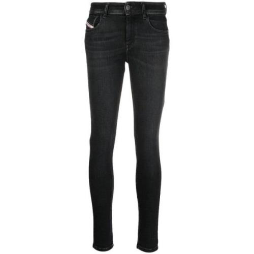 Skinny Jeans Diesel , Black , Dames