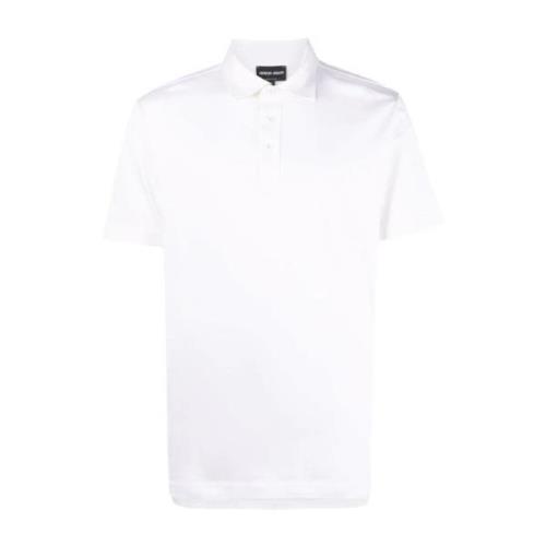 Elegante Witte Polo Shirt Giorgio Armani , White , Heren