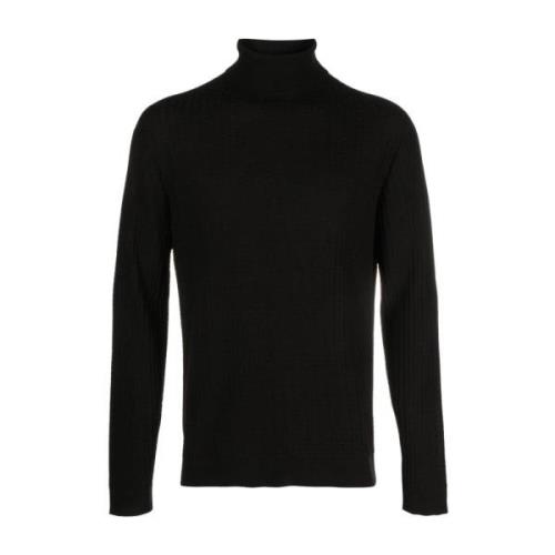 Elegant Zwart Heren Sweatshirt Giorgio Armani , Black , Heren