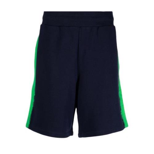 Blauwe Casual Katoenen Shorts voor Mannen Moschino , Blue , Heren