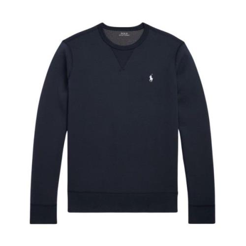 Navy Double-Knit Sweatshirt Polo Ralph Lauren , Blue , Heren